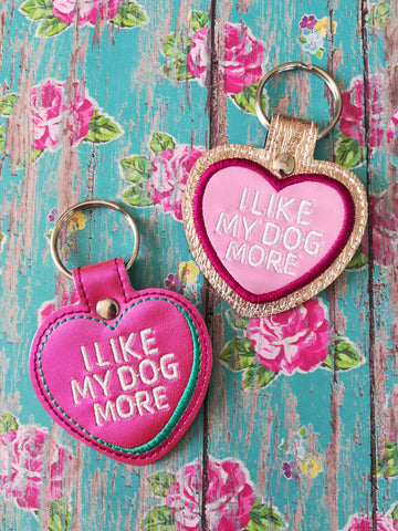 4x4 DIGITAL DOWNLOAD Dog Conversation Heart Cookie and Candy Snap Tab Set Applique