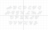 DIGITAL DOWNLOAD Applique Alphabet Ornament Bookmark Set 26 DESIGNS INCLUDED