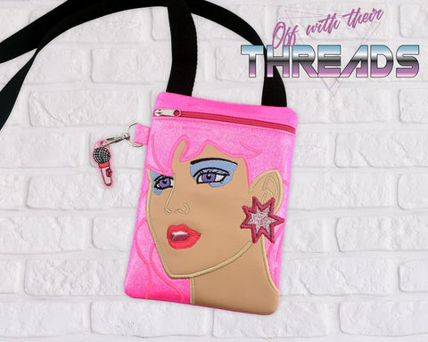 DIGITAL DOWNLOAD Gem ITH Zipper Bag Lined and Unlined Options Included