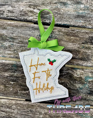 DIGITAL DOWNLOAD Minnesota State Bookmark Ornament Gift Tag