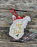 DIGITAL DOWNLOAD United States Holiday Ornament BUNDLE Gift Tag Bookmark 50 States